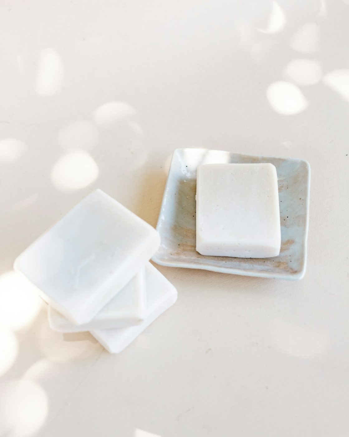 Porte-savon en grès