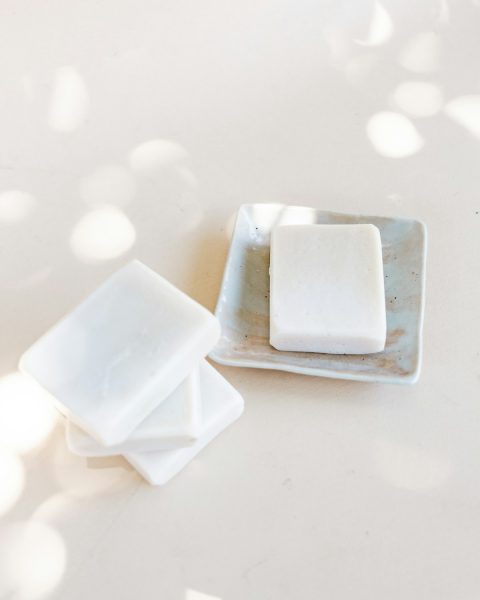 Porte-savon en grès
